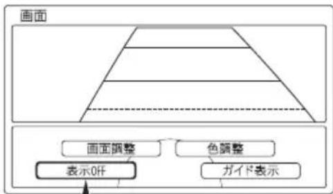 Honda Edix (2007) - 画面の消しかた - 2