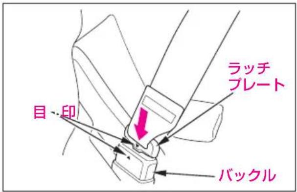 目印 ラッチ プレート バックル