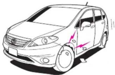 Honda Edix (2007) - (タイヤまわりの着氷) - 1