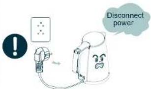 Disconnect power