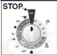 Ardo FL80E - ▼ПОЗНАЧКА "STOP" РУЧКИ ПРОГРАМАТОРА: - 1