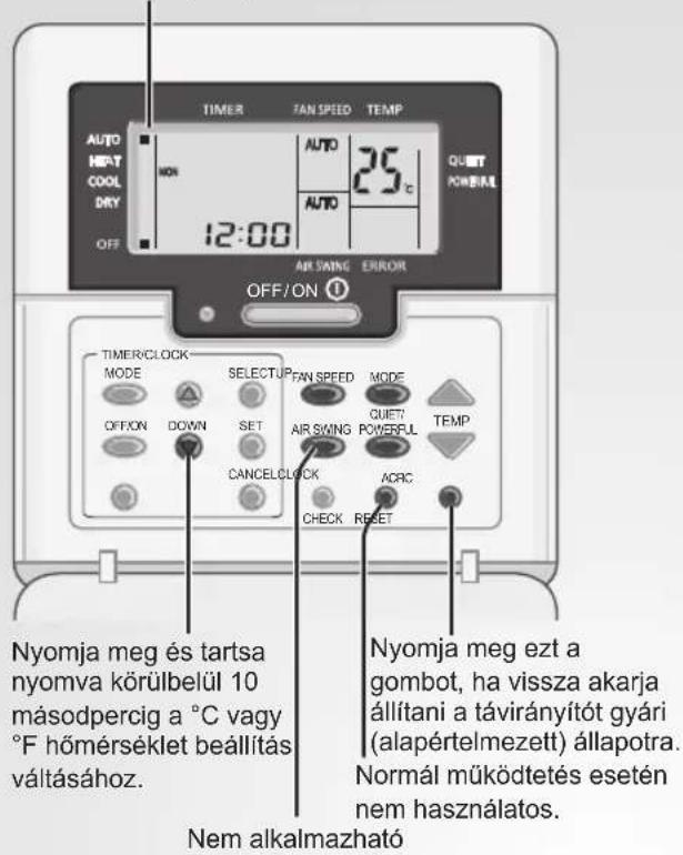 PANASONIC CS-Z35UD3EAW - A készülék használata - 1