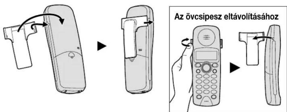 Az övcsipesz eltávolításához