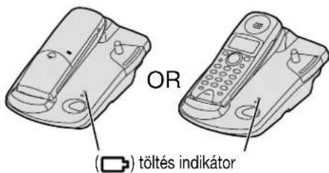 OR (□) töltés indikátor