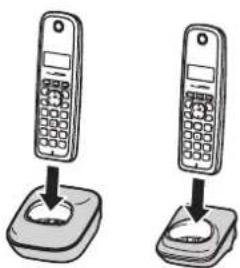 PANASONIC KX-TG1711HG - Az akkumulátor töltése - 1