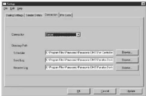 PANASONIC DP-150PA - A Panafax Desktop (Panafax asztal) beállítása szerverként - 1