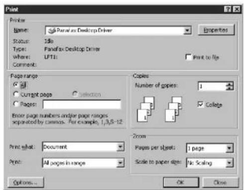 PANASONIC DP-150PA - Iratküldés Windows alkalmazás segítségével - 2