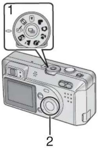 PANASONIC Lumix DMC-F1E - A színeffektus funkció használata - 1