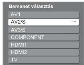 PANASONIC TH-42PZ8EA - Válassza ki az eszközhöz kapcsolódó bemeneti üzemmódot - 1