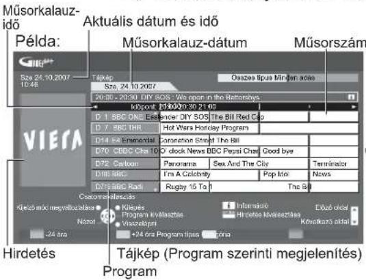 PANASONIC TH-42PZ8EA - A műsorkalauz használata - 3