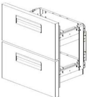 Hoshizaki CRMR60 - CRMR27 and CRMF27 Undercounter, Worktop, and Prep Table - 3