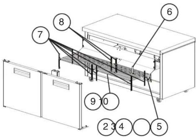 Hoshizaki CRMR60 - Main Assembly - 1