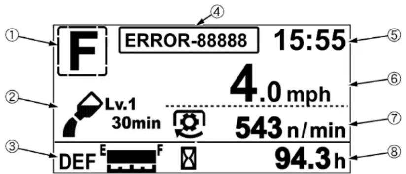KUBOTA M5L-111RC - LCD MONITOR - 1