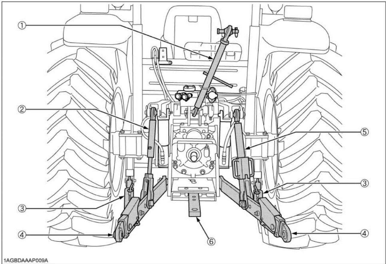KUBOTA M5L-111RC - 3-POINT HITCH & DRAWBAR - 1