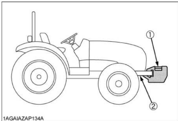 KUBOTA M5L-111RC - ◆Front End Weights (option) - 1
