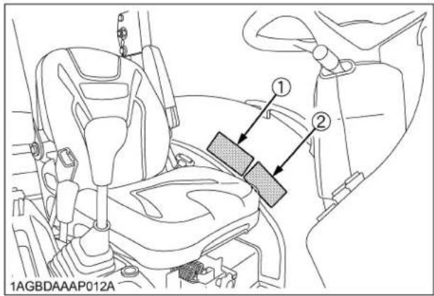 KUBOTA M5L-111RC - BEFORE DISMOUNTING TRACTOR: - 1