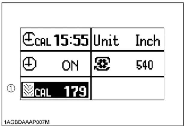 KUBOTA M5L-111RC - ◆Setting the tire circumference - 1