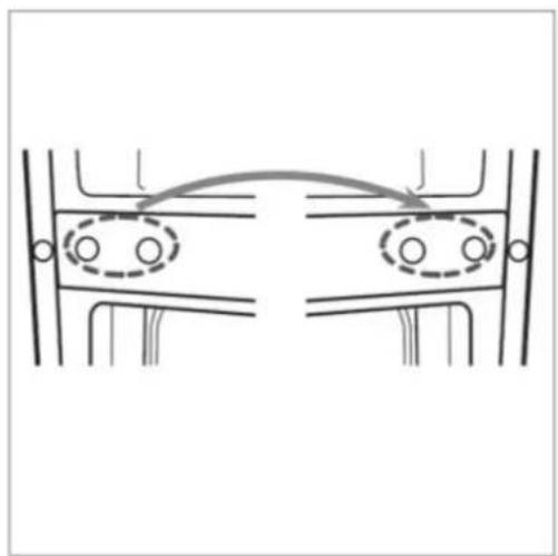 Seiki SC-360AU7TMS - REVERSING THE DOOR - 5