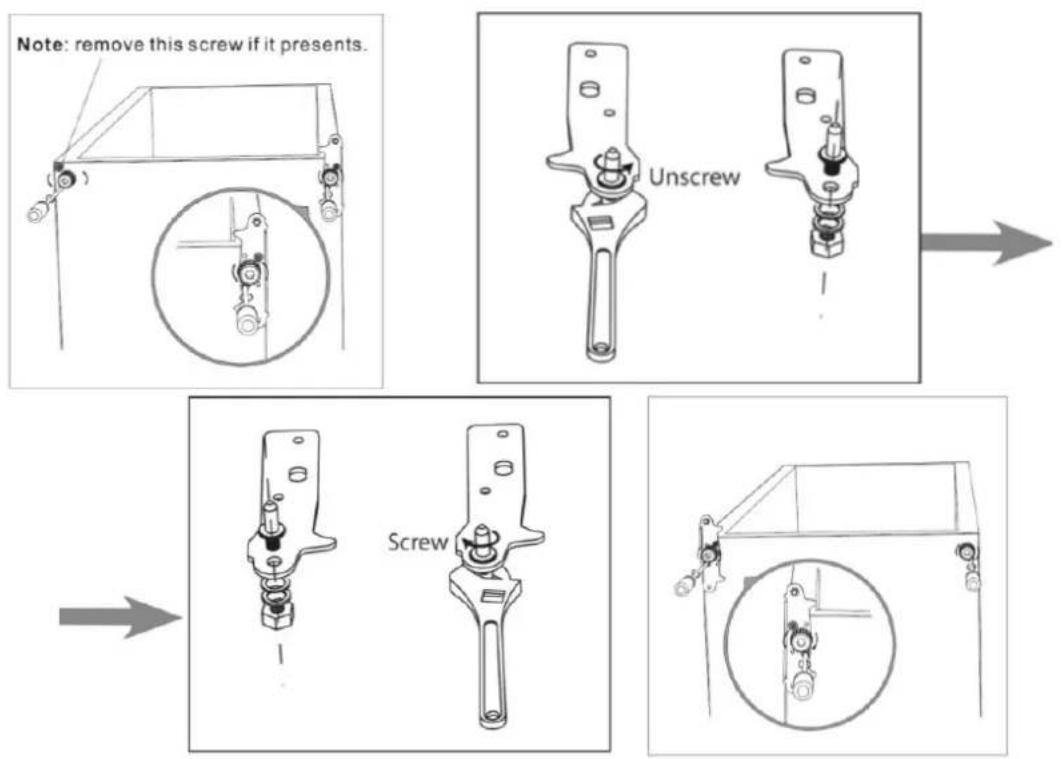 Seiki SC-360AU7TMS - REVERSING THE DOOR (Cont.) - 1