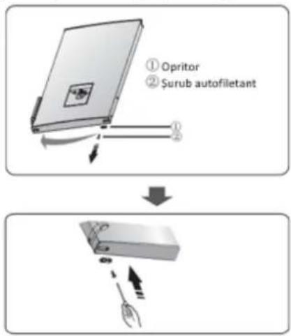 ① Opritor ② Sutub autofiletant