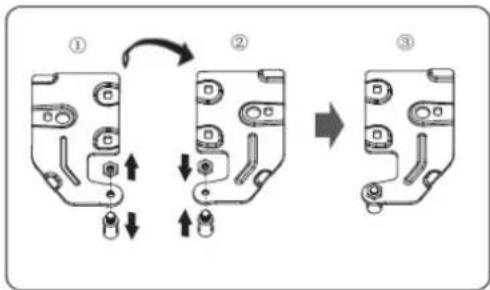 Heinner HC-N269F+ - Inversarea sensului de deschidere a uşii - 11