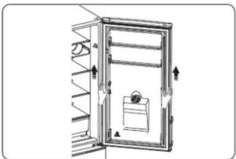 Heinner HC-N269F+ - Inversarea sensului de deschidere a uşii - 12