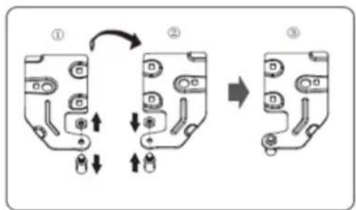 Heinner HC-N269F+ - Reversing the door - 11