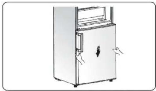 Heinner HC-N269F+ - Inversarea sensului de deschidere a uşii - 20