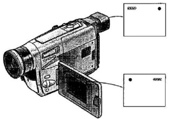 PANASONIC NV-RZ15EGE - Önmaga felvétele az LCD monitorral szemben (csak az NV-VZ14/VZ15-nél) - 1