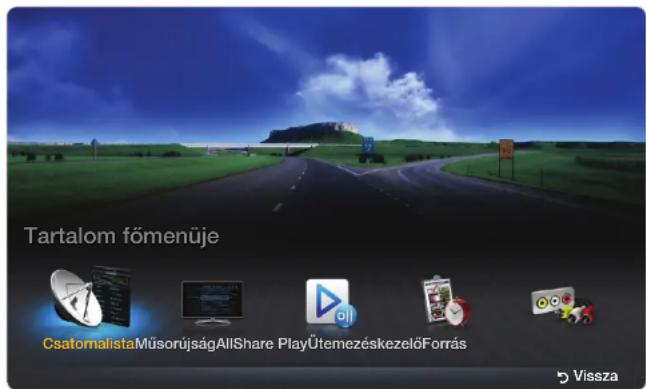 Tartalom főmenűje CsatornalistaMűsorújságAllShare PlayÜtemezéskezelőForrás Vissza