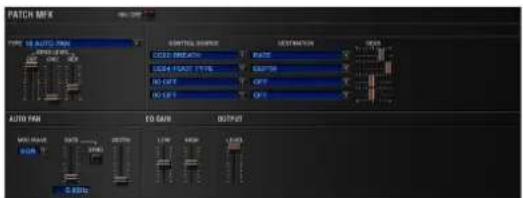 ROLAND SRX ELECTRIC PIANO - マルチエフェクトの設定(MFX) - 1