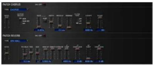 ROLAND SRX ELECTRIC PIANO - コーラスとリバーブの設定(CHORUS + REVERB) - 1