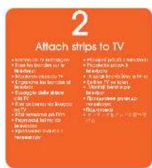 2 Attach strips to TV • Attach strips to TV • Attach strips to TV • Attach strips to TV • Attach strips to TV • Attach strips to TV • Attach strips to TV • Attach strips to TV • Attach strips to TV • Attach strips to TV • Attach strips to TV • Attach strips to TV • Attach strips to TV • Attach strips to TV • Attach strips to TV • Attach strips to TV • Attach strips to TV • Attach strips to TV • Attach strips • Attach strips • Attach strips • Attach strips • Attach strips • Attach strips • Attach strips • Attach strips • Attach strips • Attach strips • Attach strips • Attach strips • Attach strips • Attach strips • Attach strips • Attach strips • Attach strips • Attach strips • Attach strips • Attach strips • Attach strips • Attach strips • Attach strips • Attach strips • Attach strips • Attach lines