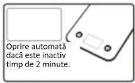 Oprire automată dacă este inactiv timp de 2 minute.