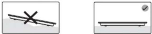 88888 Pornirea aparatului → 0 g