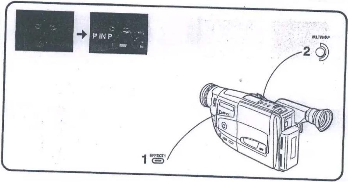 PANASONIC NV-RX67E - A többszörös kép funkció törlése: - 1