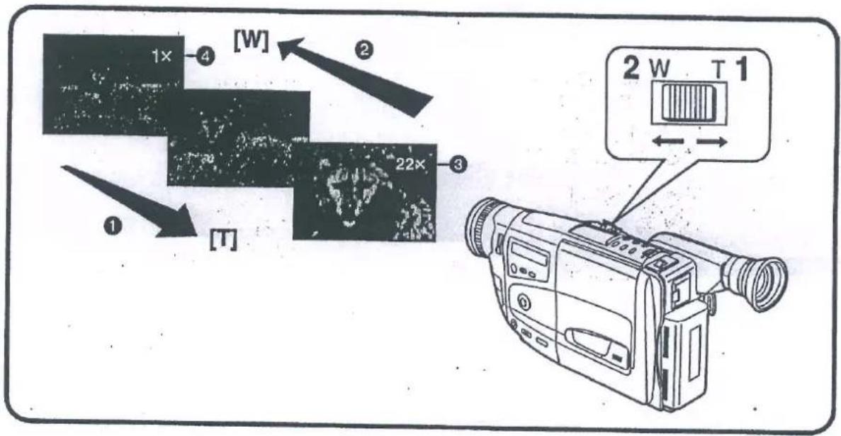 PANASONIC NV-RX67E - Az utolsó felvett jelenet végének megkeresése (kamera keresés funkció) - 1