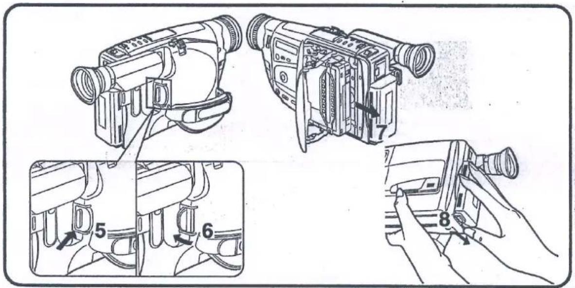 PANASONIC NV-RX67E - Felvételt jelző fény - 1