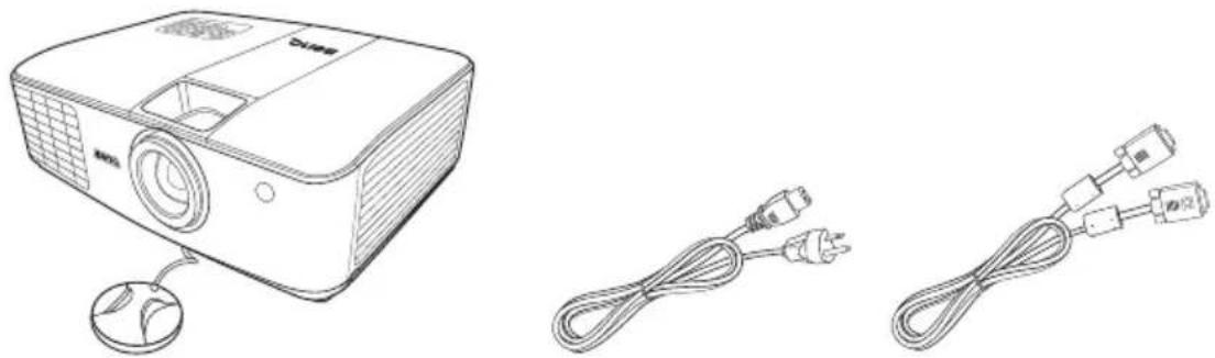 BENQ MX763 - Standard accessories - 2