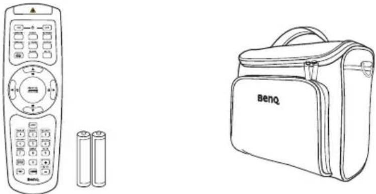 BENQ MX763 - Standard accessories - 4