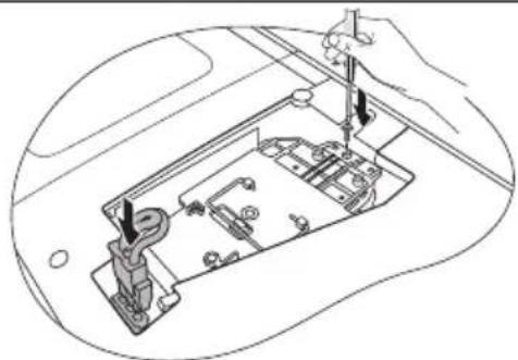 BENQ MX763 - Replacing the lamp - 9