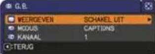 HITACHI CP-X3010NEF - SCHERM menu - 4