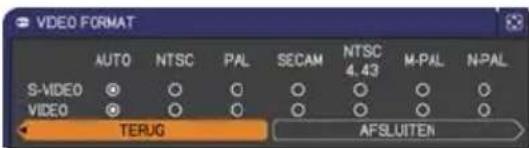 HITACHI CP-X3010NEF - INPUT menu - 2