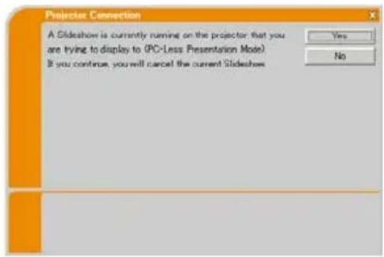 HITACHI CP-X807W - Bevestig de verbinding naar uw bestemming. (vervolg) - 1