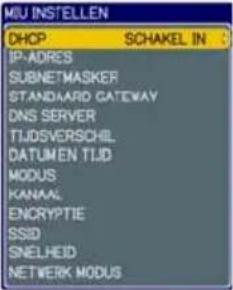 HITACHI CP-X807W - MIU Menu (vervolgd) - 1