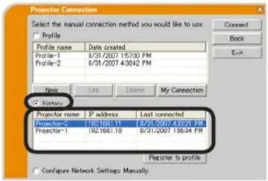 HITACHI CP-X807W - Historieverbinding. - 1