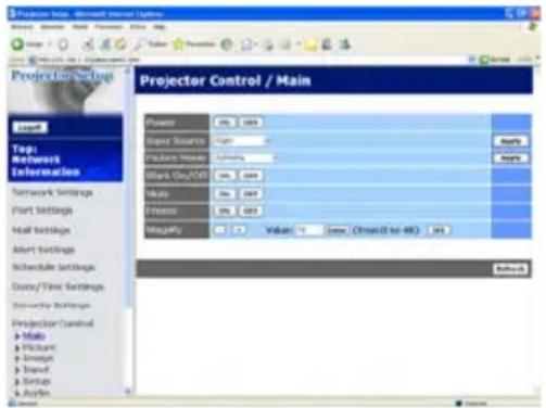 HITACHI CP-X807W - Projector Control (Projectorbesturing) - 1