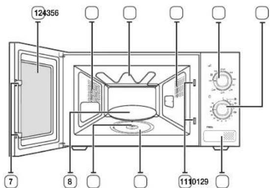 SAMSUNG GE-81KRW-1 - функции микроволновой печи - 1
