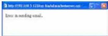 Inoc a sending email.