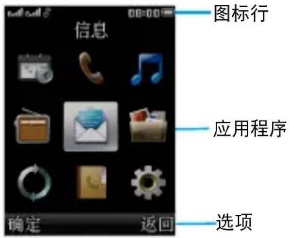 图标行 应用程序 选项